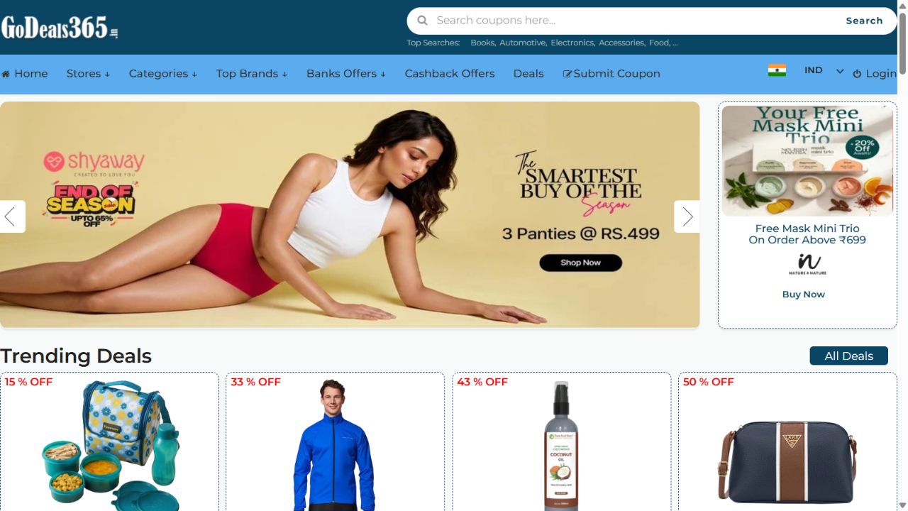 GoDeals365 website